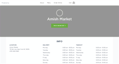 Desktop Screenshot of amishmarketnewyork.com